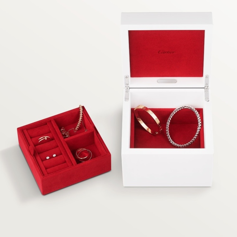 Brand new ENTRELACÉS DE CARTIER JEWELRY BOX, MEDIUM MODEL